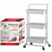 MANHATTAN CARRELLO 3 RIPIANI BIANCO CM.43X36X86H (2pz)